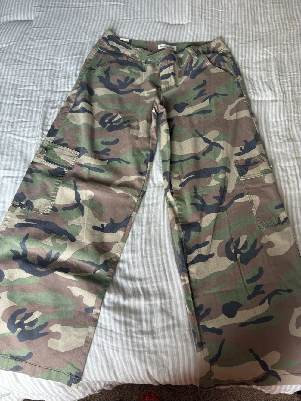 Almost Famous Camouflage Pants - Green/Brown/Black